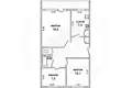 Appartement 3 chambres 59 m² Kamianiets, Bélarus