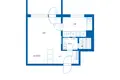 Квартира 1 комната 33 м² Tampere sub region, Финляндия