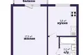 Wohnung 1 zimmer 29 m² Soligorsk, Belarus