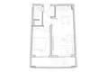 1 room apartment 53 m² Boreti, Montenegro