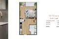 Квартира 1 комната 39 м² Ban Bang Thao, Таиланд