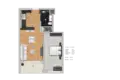 Квартира 49 м² Газипаша, Турция