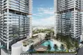 Residential complex New high-rise residence Mercer House with swimming pools and spa areas, JLT Uptown, Dubai, UAE