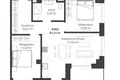 Квартира 3 комнаты 61 м² Вильнюс, Литва