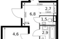 Квартира 2 комнаты 51 м² Ленинский городской округ, Россия