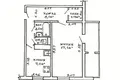 Wohnung 38 m² Minsk, Belarus