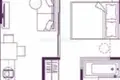 1 bedroom apartment 32 m² Ban Bang Thao, Thailand