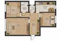 Apartamento 3 habitaciones 48 m² Gdynia, Polonia