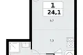 Mieszkanie 1 pokój 24 m² Kommunarka, Rosja