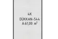 Apartment 61 m² Aksu, Turkey