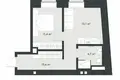 Mieszkanie 2 pokoi 39 m² Ryga, Łotwa