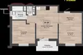 3 room apartment 59 m² Kalodziscanski sielski Saviet, Belarus