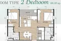 2 bedroom apartment 79 m² Choeng Thale, Thailand