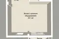 1 room apartment 39 m² Minsk, Belarus