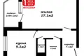 1 room apartment 38 m² Minsk, Belarus