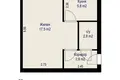 1 room apartment 29 m² Minsk, Belarus