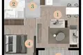 Wohnung 2 zimmer 42 m² Bar, Montenegro