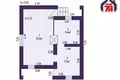 House 53 m² Baraulianski sielski Saviet, Belarus