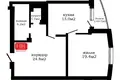 1 room apartment 70 m² Minsk, Belarus