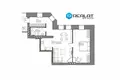 Mieszkanie 2 pokoi 62 m² Ryga, Łotwa