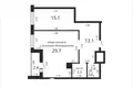 2 bedroom apartment 64 m² Kopishche, Belarus