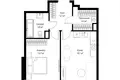 Appartement 1 chambre 49 m² Moscou, Russie