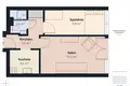 Квартира 2 комнаты 39 м² Варшава, Польша