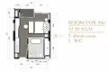 Piso independiente 1 habitacion 37 m² Ban Bang Thao, Tailandia