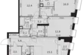 Mieszkanie 4 pokoi 94 m² Moskwa, Rosja