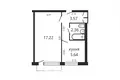 1 bedroom apartment 29 m² Minsk, Belarus