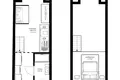 Appartement 2 chambres 20 m² Vilnius, Lituanie