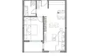 Wohnung 1 Schlafzimmer 46 m² Becici, Montenegro