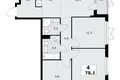 Mieszkanie 4 pokoi 78 m² Kommunarka, Rosja