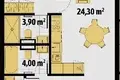 3 bedroom apartment 89 m² Jurmala, Latvia