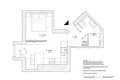 1 room apartment 27 m² Warsaw, Poland