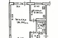 1 room apartment 31 m² Homyel, Belarus