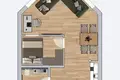 1 room apartment 43 m² Warsaw, Poland