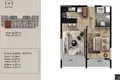 Apartamento 2 habitaciones 65 m² Mezitli, Turquía