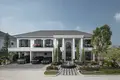 Kompleks mieszkalny Complex of villas with a swimming pool and a park close to the airport, Bangkok, Thailand