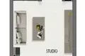 Studio apartment 37 m² Dubai, United Arab Emirates