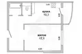Appartement 1 chambre 42 m² Muchaviecki sielski Saviet, Bélarus