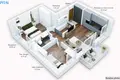 3 room apartment 50 m² Vilnius, Lithuania