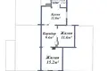 Mieszkanie 2 pokoi 51 m² Baranowicze, Białoruś