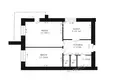 2 room apartment 50 m² Muchaviecki sielski Saviet, Belarus