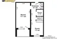 Квартира 1 комната 33 м² Минск, Беларусь