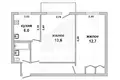 Apartamento 2 habitaciones 42 m² Muchaviecki sielski Saviet, Belarús