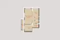 3 room apartment 66 m² Minsk, Belarus
