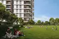 Residential complex New Park Lane Residence with a swimming pool and green areas, Dubai Hills, Dubai, UAE