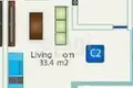 Apartamento 42 m² Larnaca, Chipre