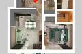 Apartamento 1 habitación 55 m² Kaliningrado, Rusia